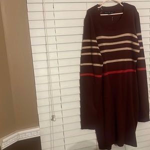 Derek Heart Fleece Dress